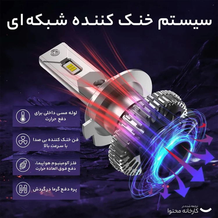 هدلایت کانپکس مدل M8 PRO پایه H11 بسته دو عددی