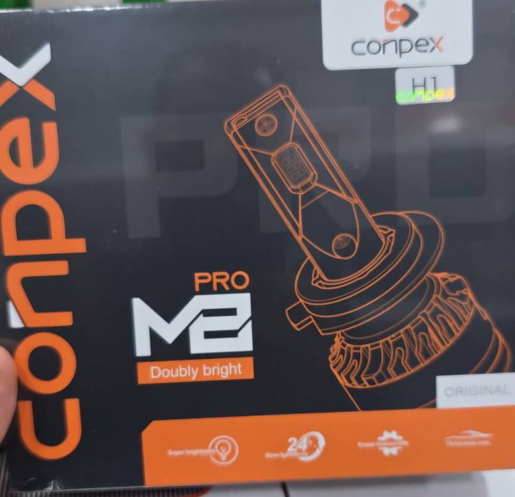 هدلایت کانپکس مدل M8 PRO اورجینال پایه H11 بسته دو عددی